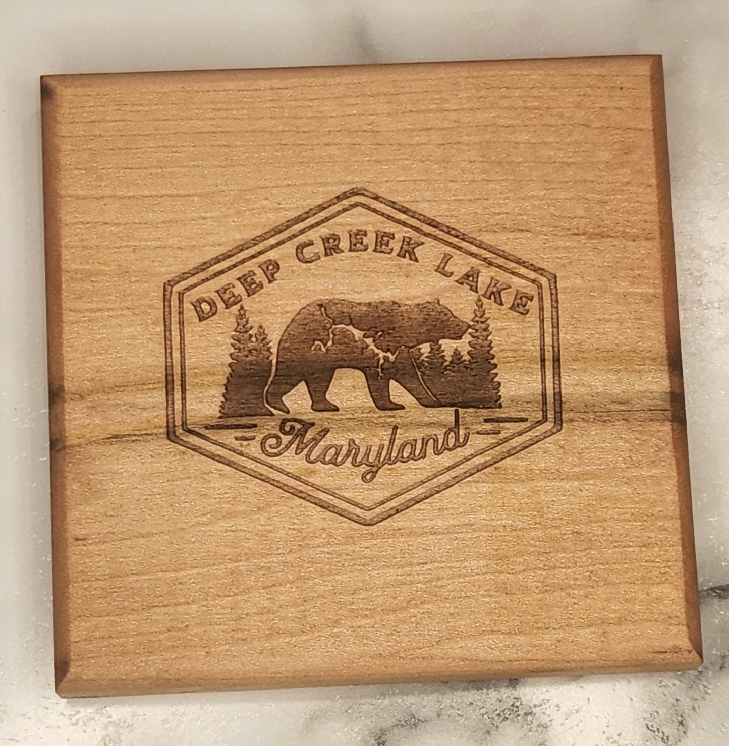 Deep Creek Lake Coaster