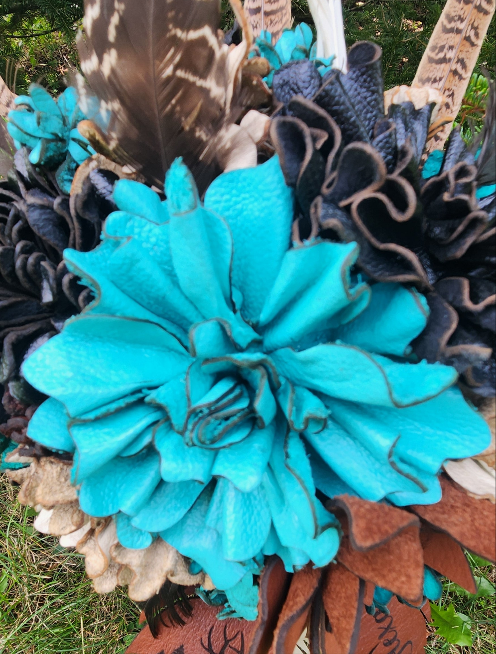 Leather Bouquet Flowers