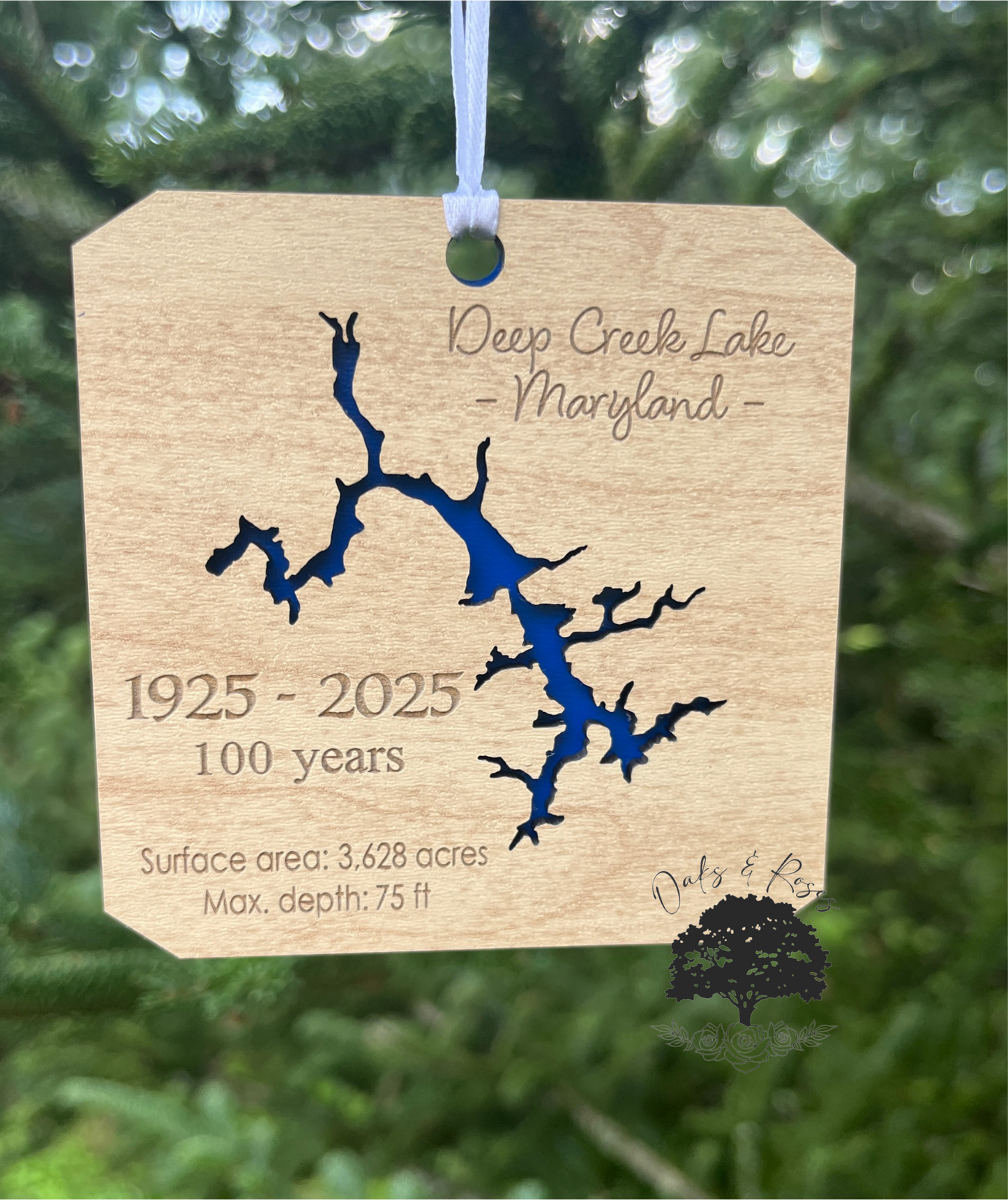 100 YEARS Deep Creek Lake Ornament