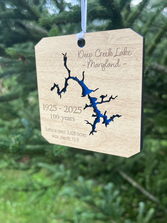 100 YEARS Deep Creek Lake Ornament