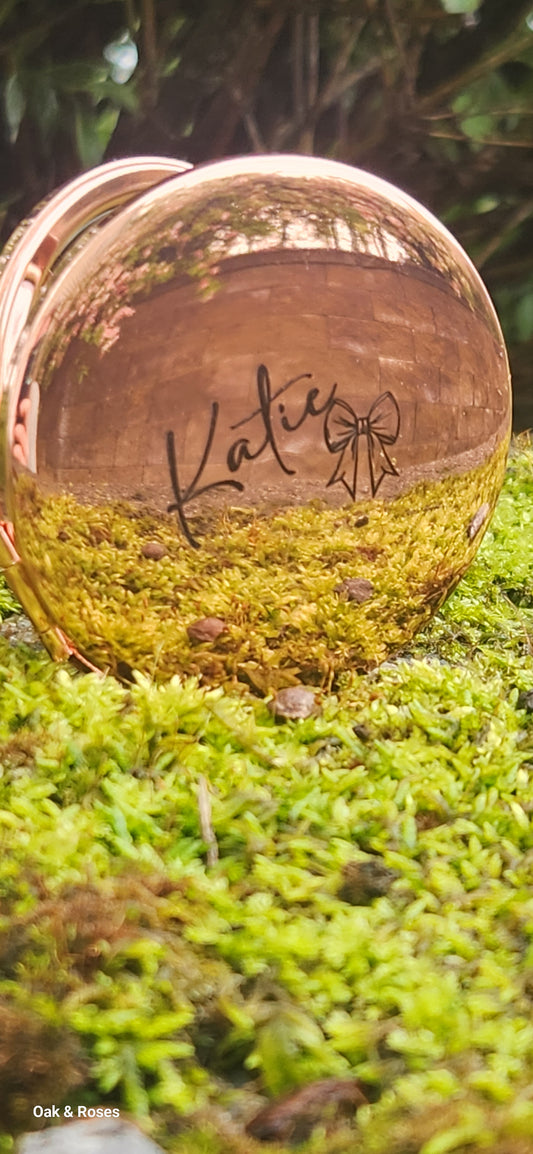 Engraved Case Mirror