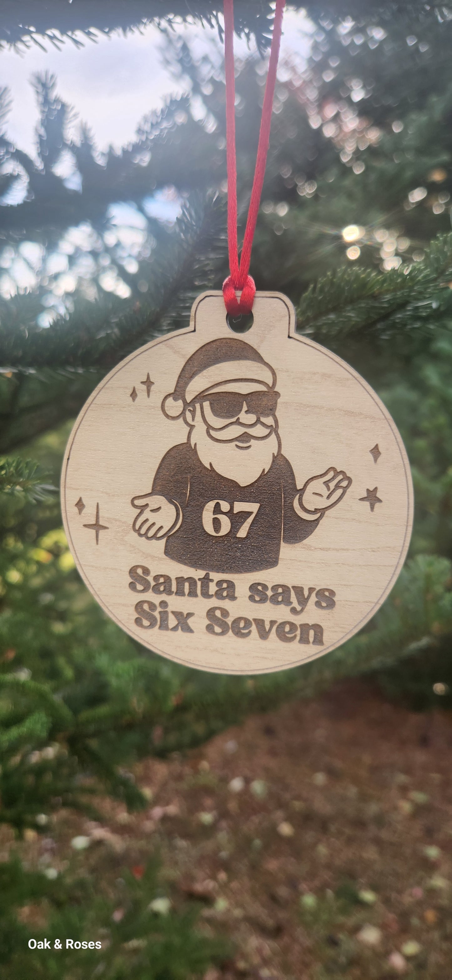 67 Santa Ornaments