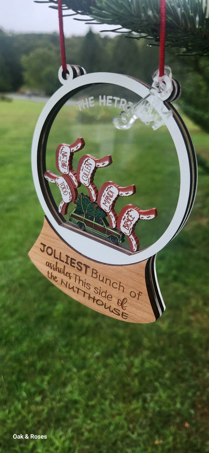 Christmas Vacation Family Shaker Ornament