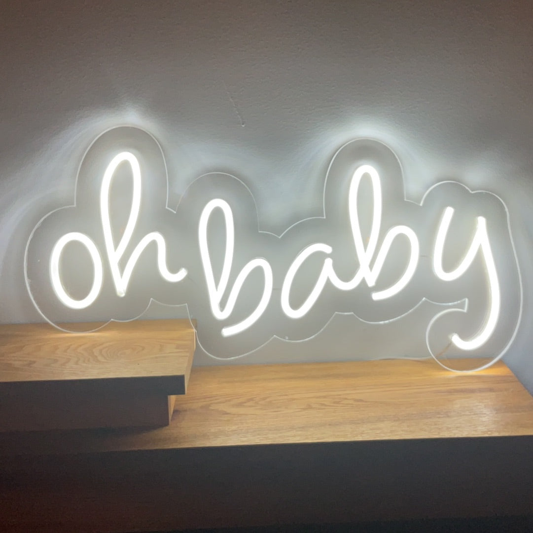 Oh baby - LED SIGN RENTAL – Oaks & Roses